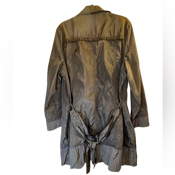 Juli Women’s Trench Coat Size XXL Navy Blue Lightweight Coat - Picture 10 of 10